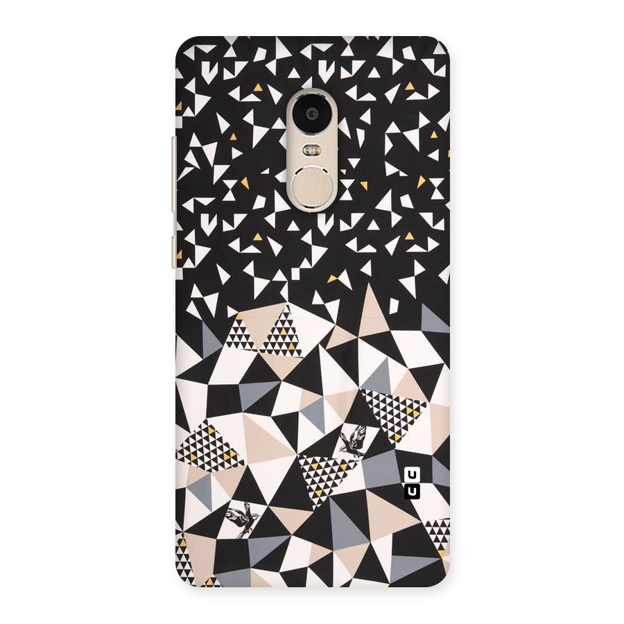 Abstract Varied Triangles Back Case for Xiaomi Redmi Note 4