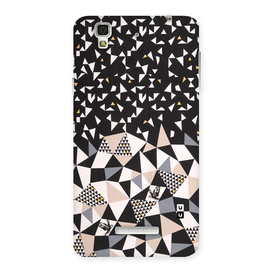 Abstract Varied Triangles Back Case for YU Yureka Plus