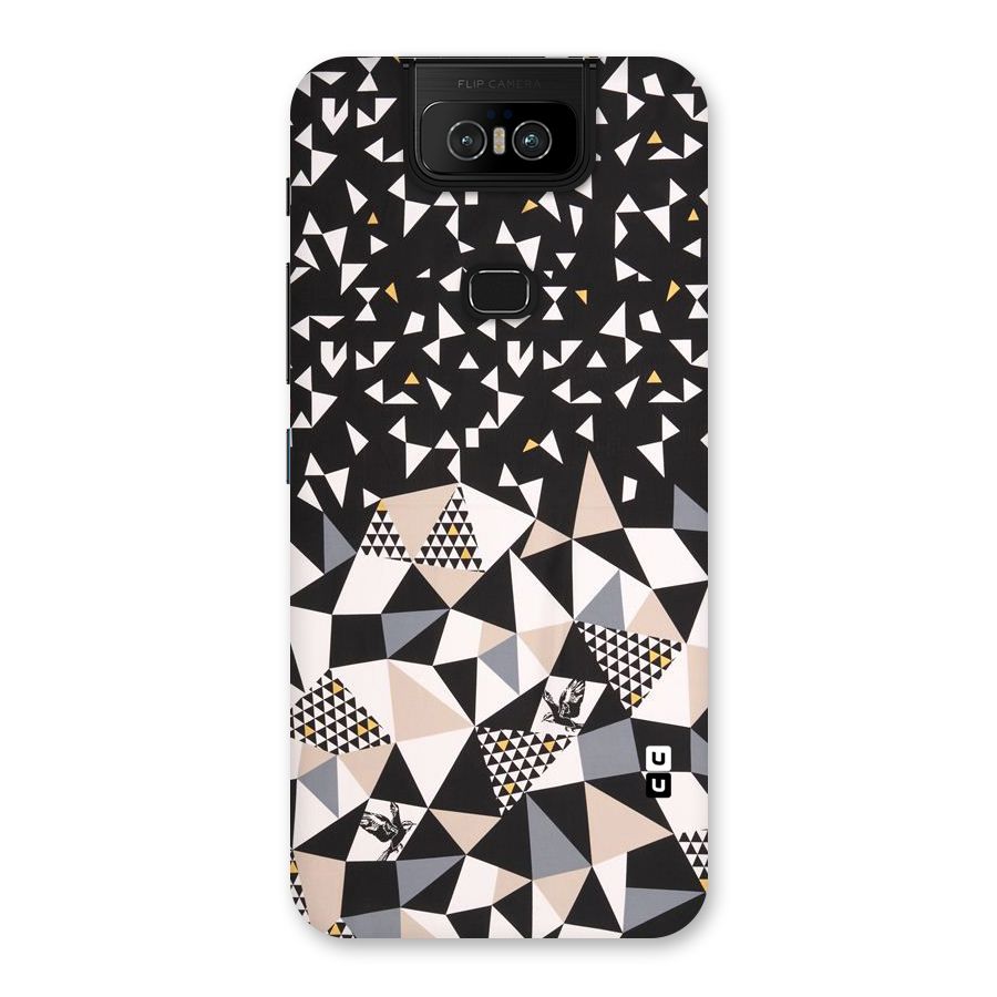 Abstract Varied Triangles Back Case for Zenfone 6z