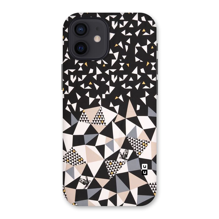 Abstract Varied Triangles Back Case for iPhone 12