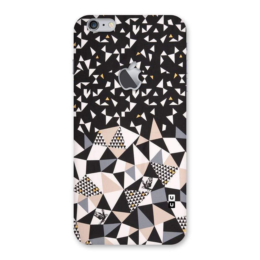 Abstract Varied Triangles Back Case for iPhone 6 Plus 6S Plus Logo Cut