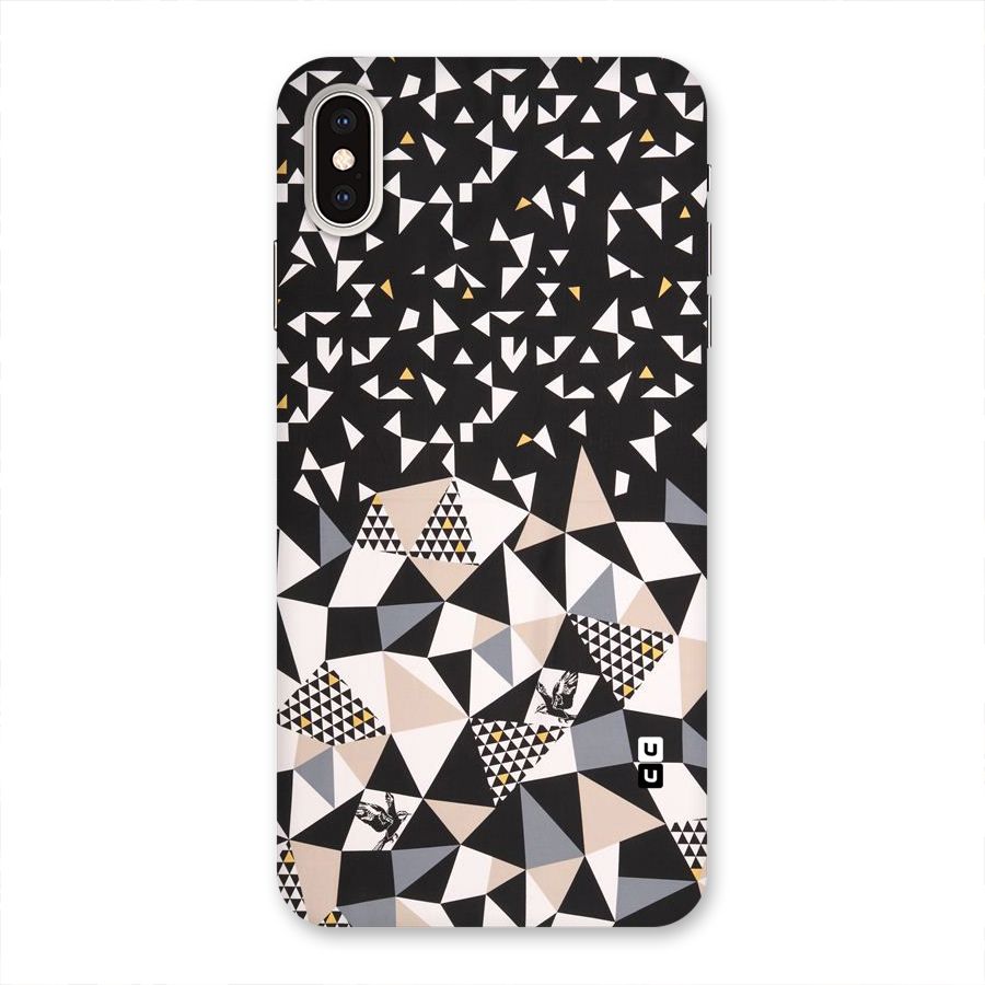 Abstract Varied Triangles Back Case for iPhone XS Max