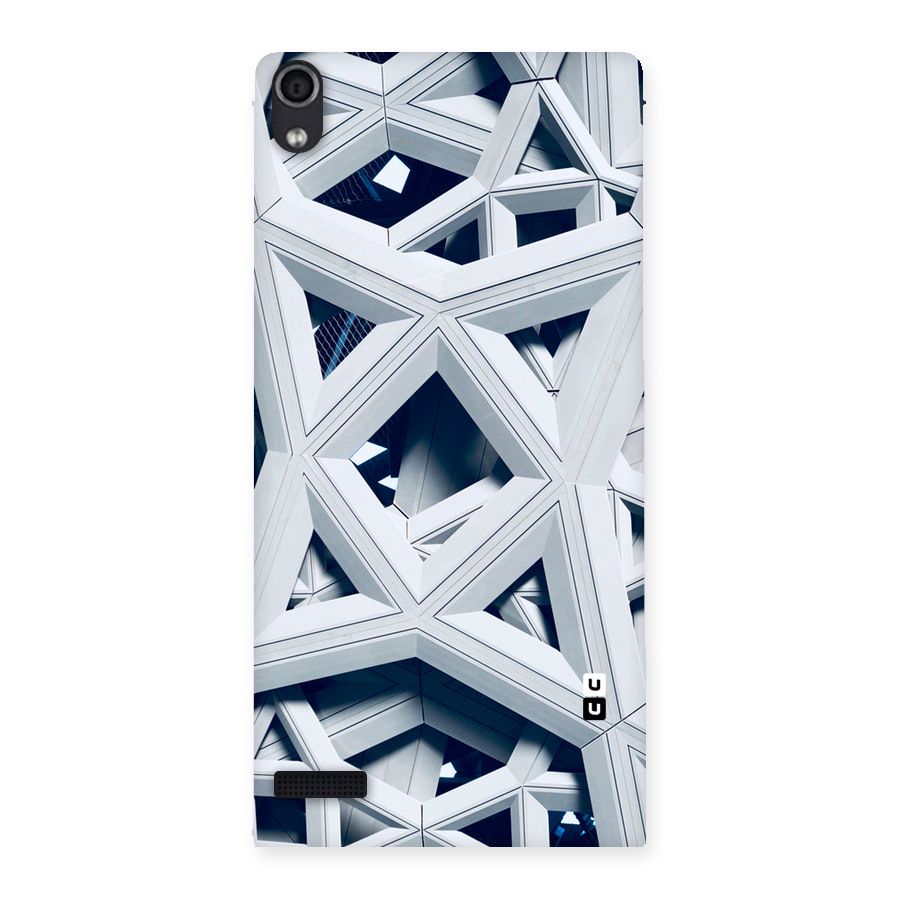 Abstract White Lines Back Case for Ascend P6