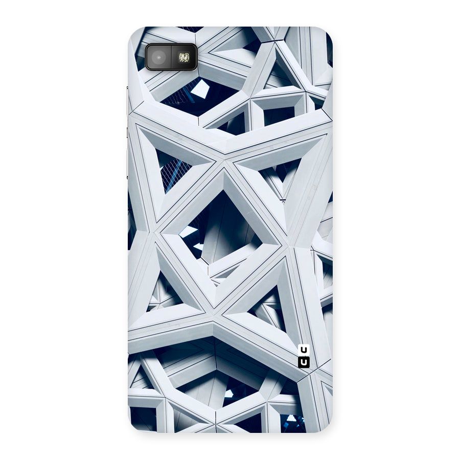 Abstract White Lines Back Case for Blackberry Z10