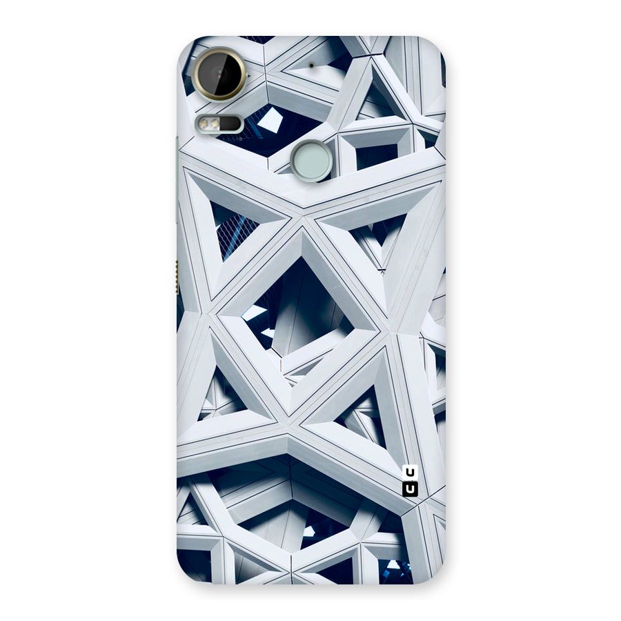 Abstract White Lines Back Case for Desire 10 Pro