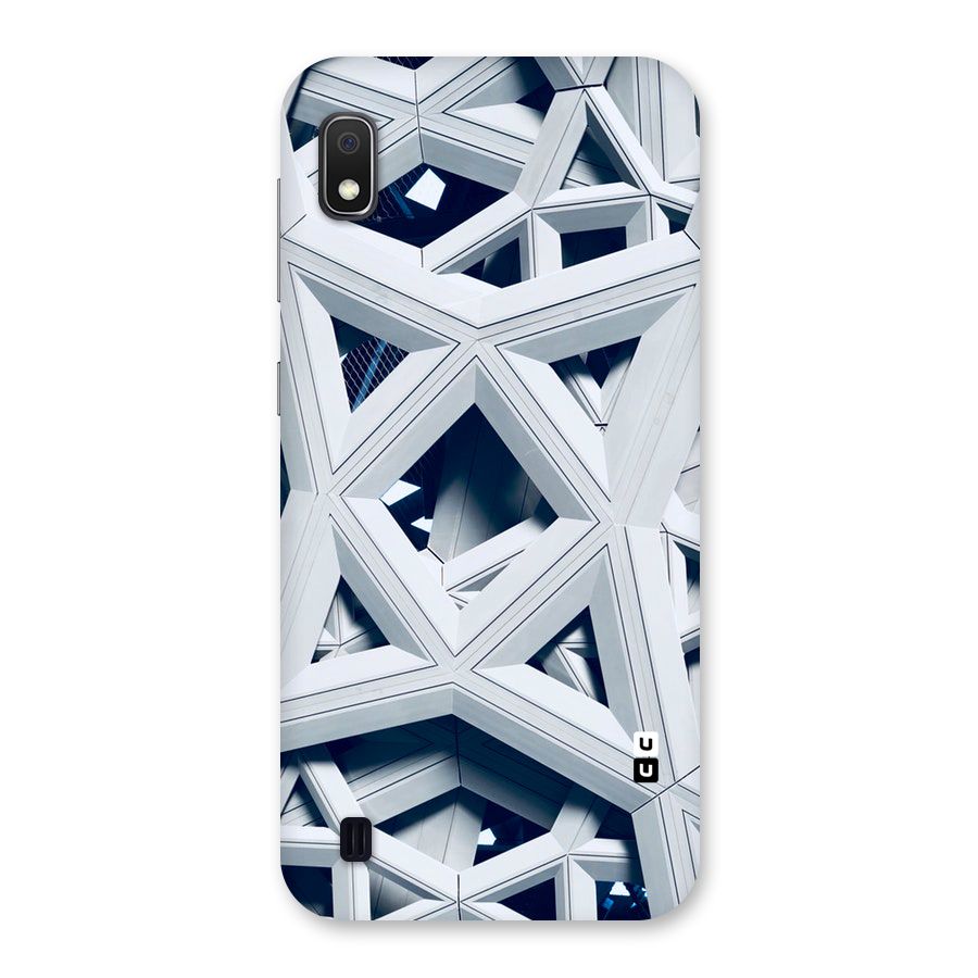 Abstract White Lines Back Case for Galaxy A10