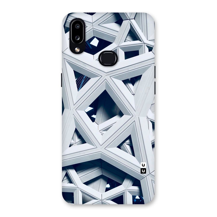 Abstract White Lines Back Case for Galaxy A10s