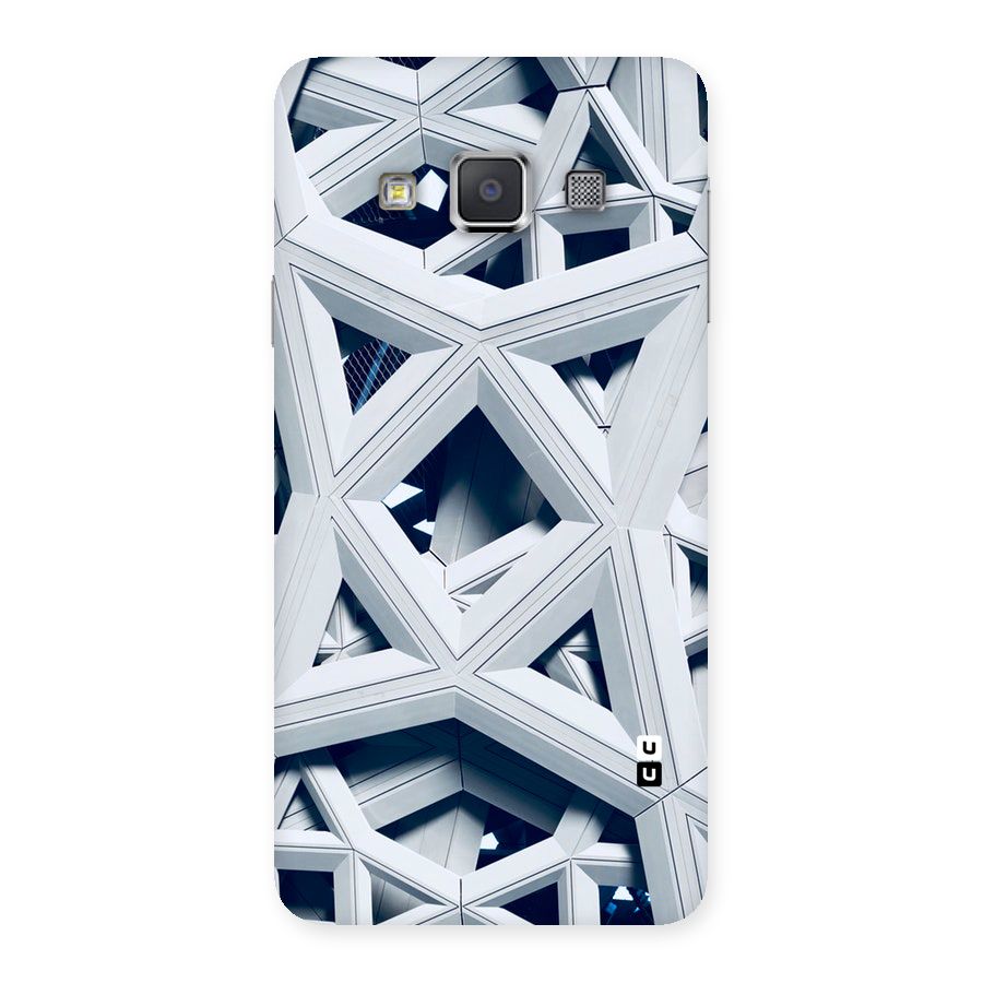 Abstract White Lines Back Case for Galaxy A3
