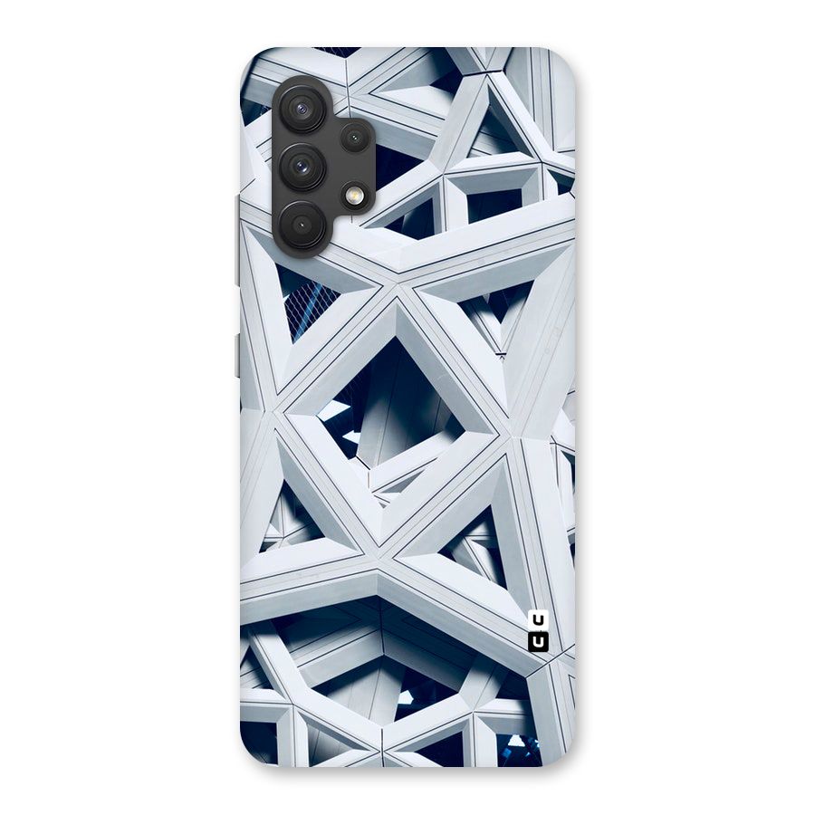 Abstract White Lines Back Case for Galaxy A32