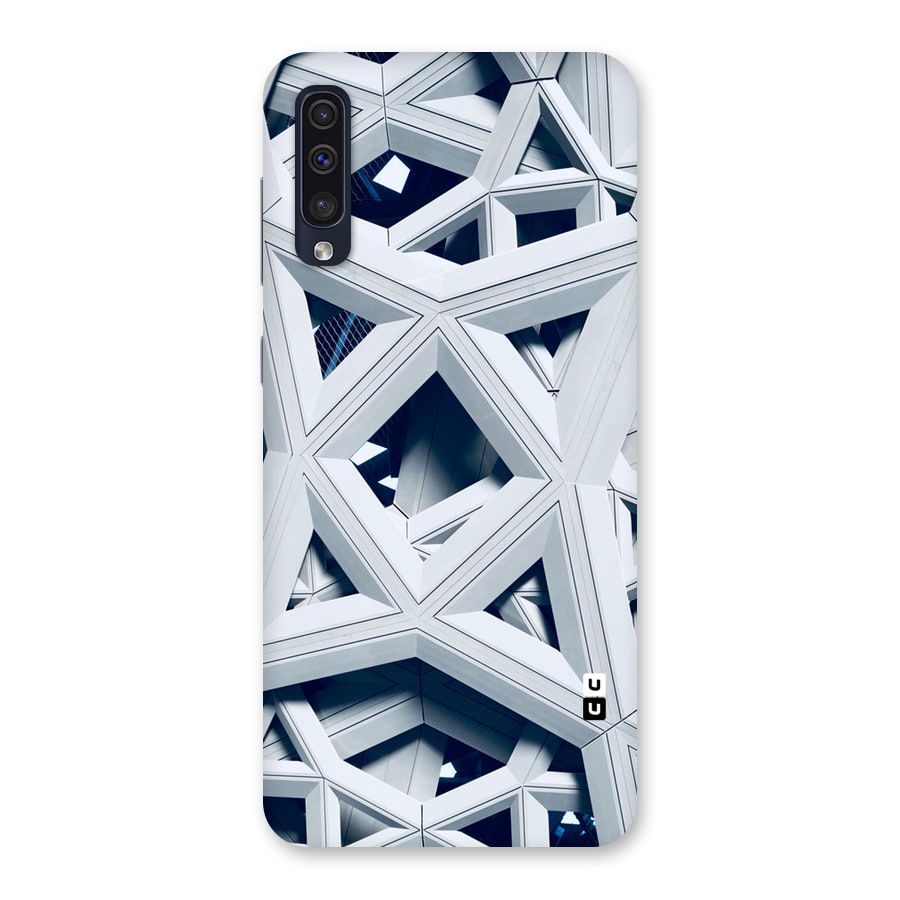 Abstract White Lines Back Case for Galaxy A50s