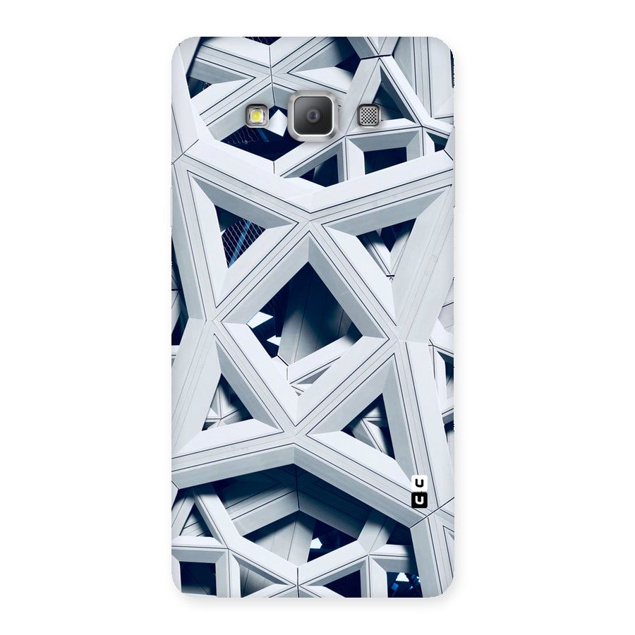 Abstract White Lines Back Case for Galaxy A7