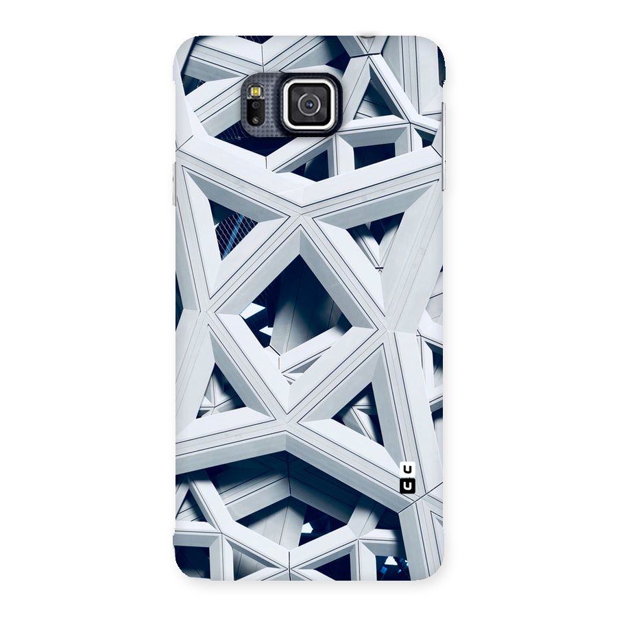 Abstract White Lines Back Case for Galaxy Alpha