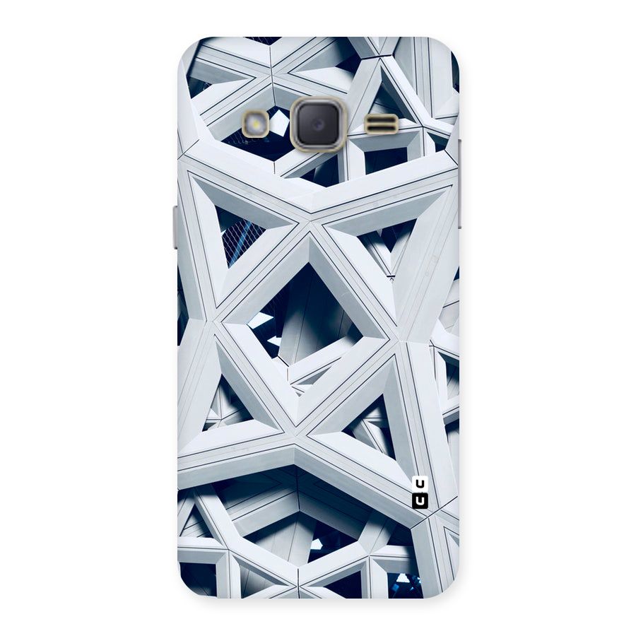 Abstract White Lines Back Case for Galaxy J2