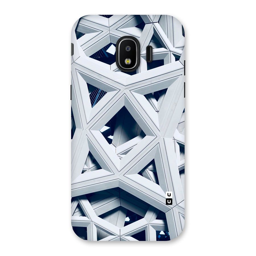 Abstract White Lines Back Case for Galaxy J2 Pro 2018