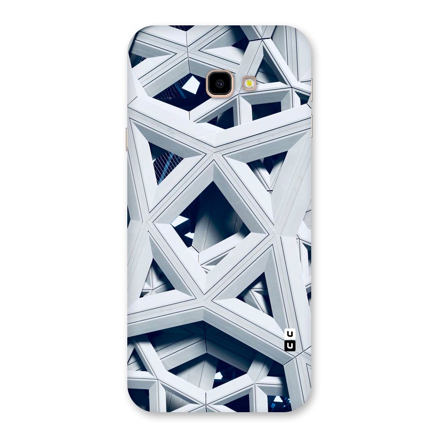 Abstract White Lines Back Case for Galaxy J4 Plus