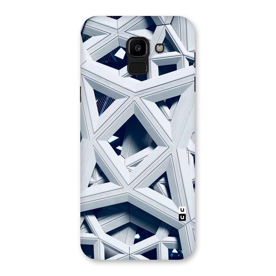 Abstract White Lines Back Case for Galaxy J6