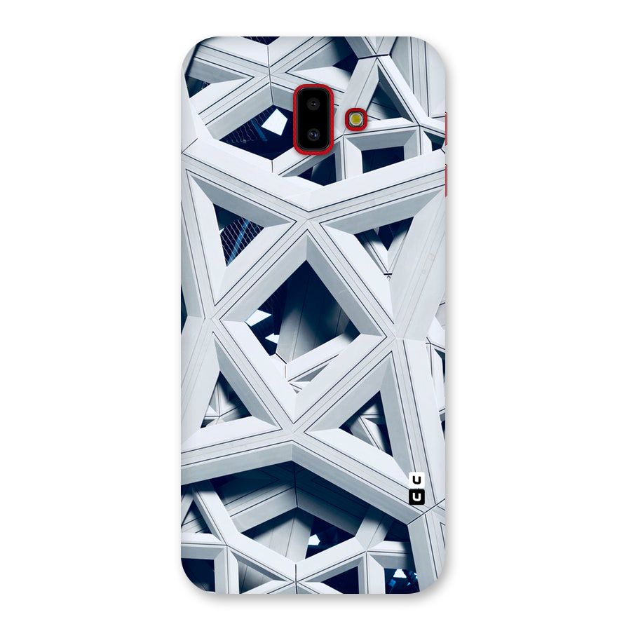 Abstract White Lines Back Case for Galaxy J6 Plus