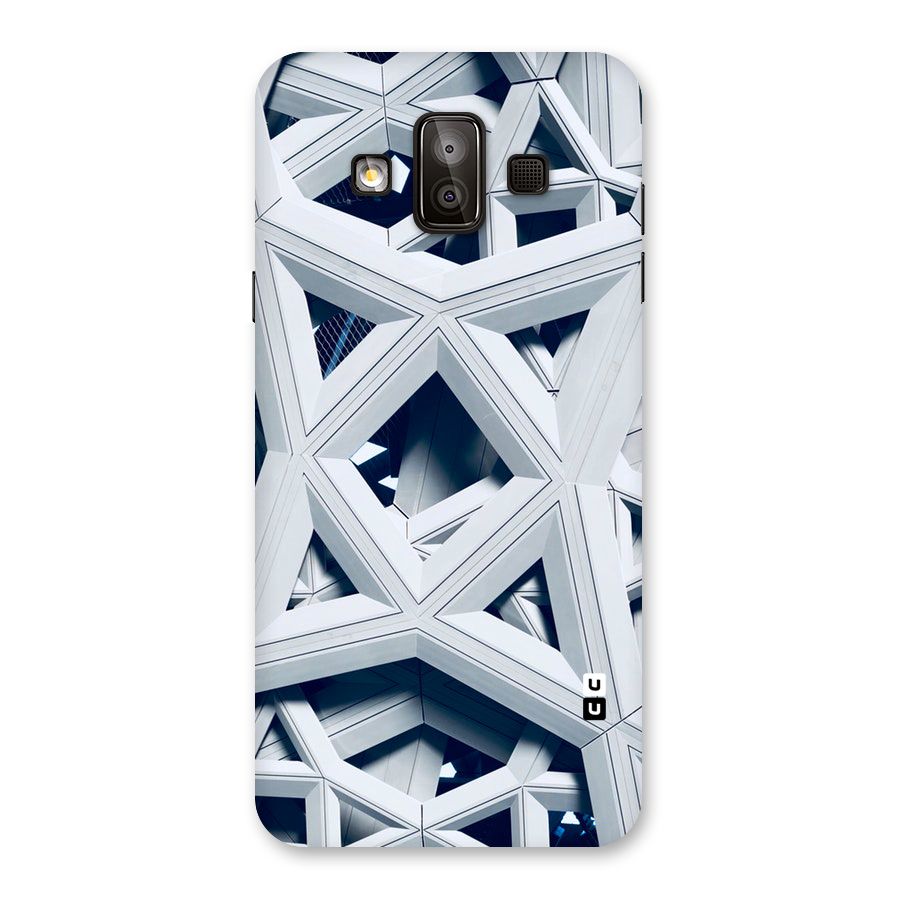 Abstract White Lines Back Case for Galaxy J7 Duo