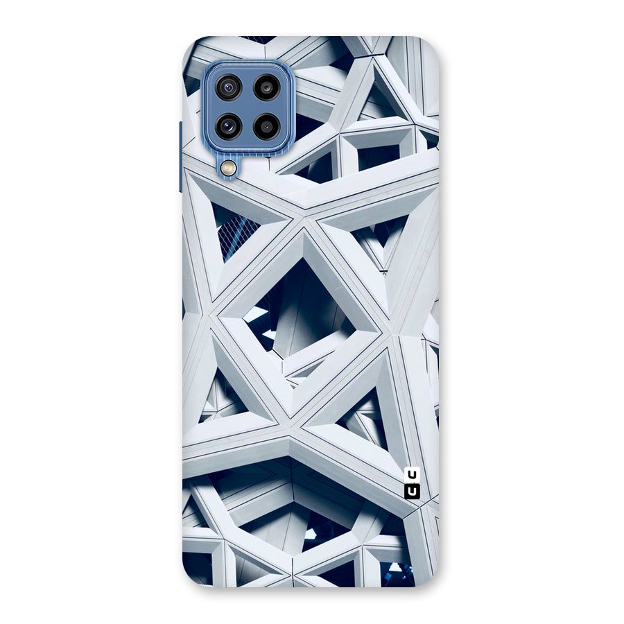 Abstract White Lines Back Case for Galaxy M32