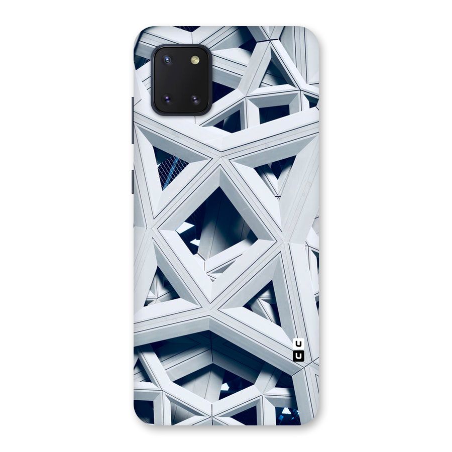Abstract White Lines Back Case for Galaxy Note 10 Lite