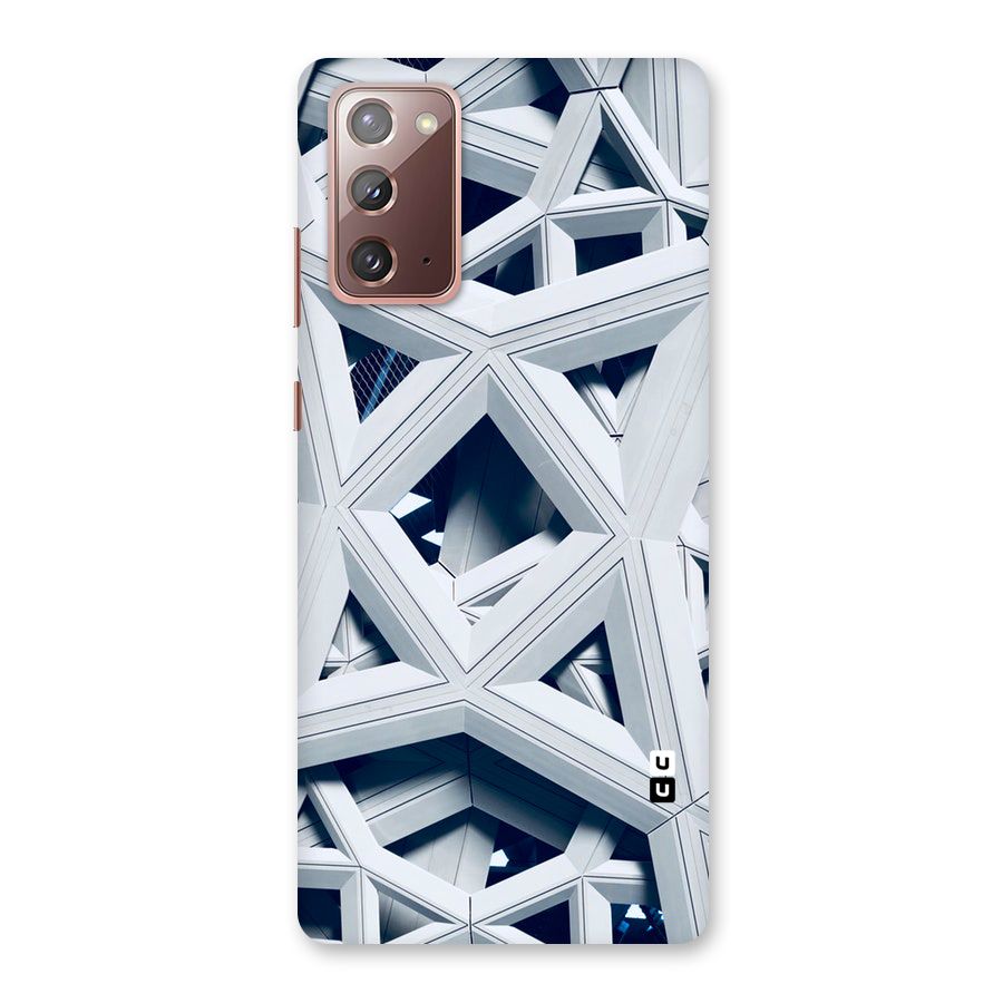 Abstract White Lines Back Case for Galaxy Note 20