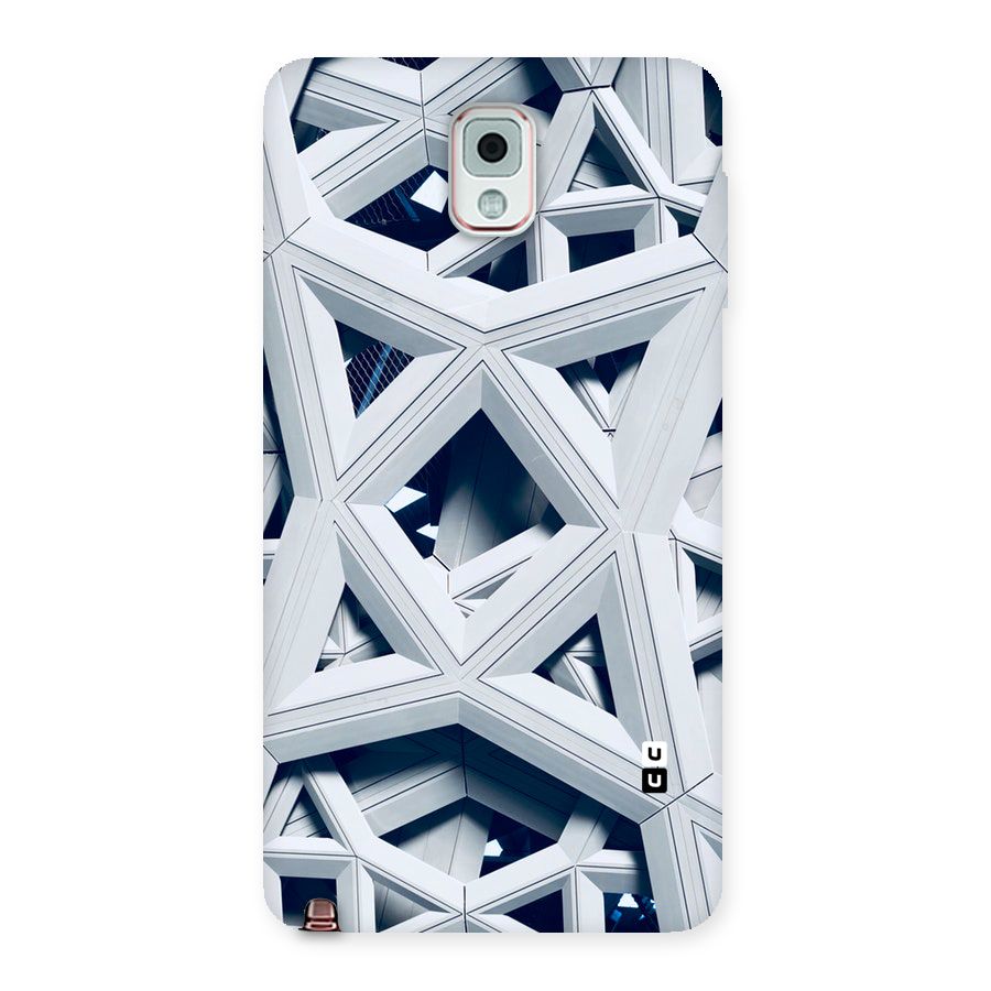 Abstract White Lines Back Case for Galaxy Note 3