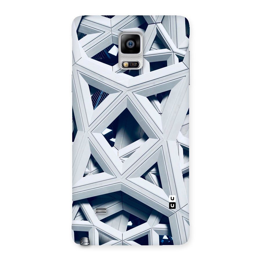 Abstract White Lines Back Case for Galaxy Note 4