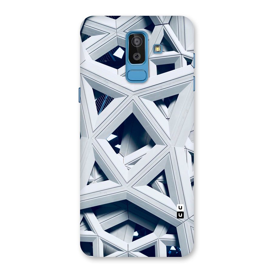 Abstract White Lines Back Case for Galaxy On8 (2018)