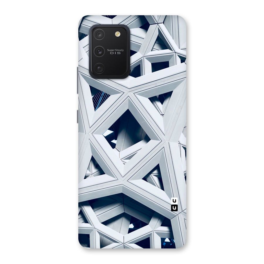 Abstract White Lines Back Case for Galaxy S10 Lite