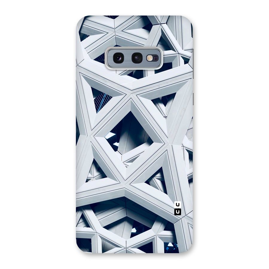 Abstract White Lines Back Case for Galaxy S10e