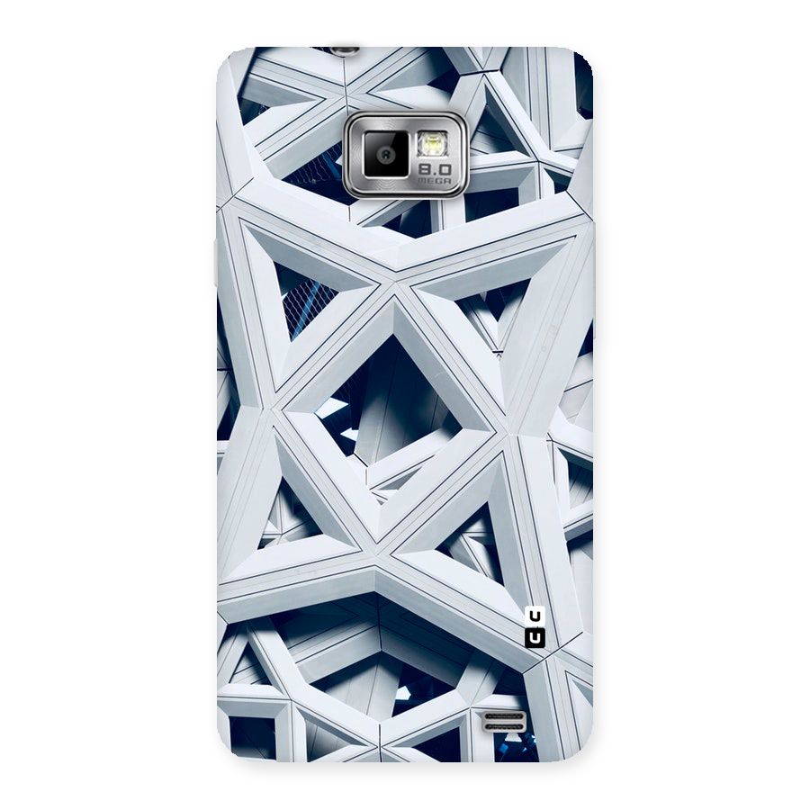 Abstract White Lines Back Case for Galaxy S2