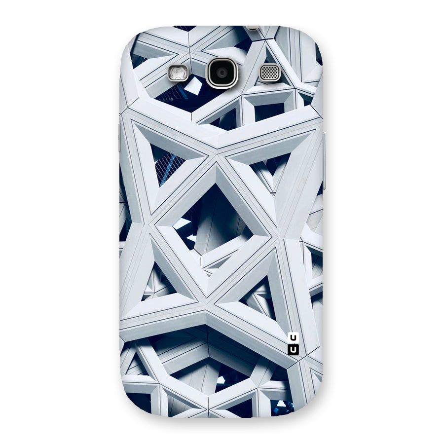 Abstract White Lines Back Case for Galaxy S3 Neo