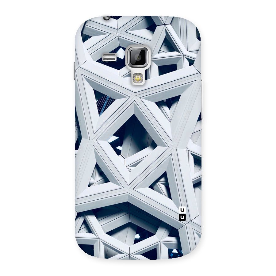 Abstract White Lines Back Case for Galaxy S Duos