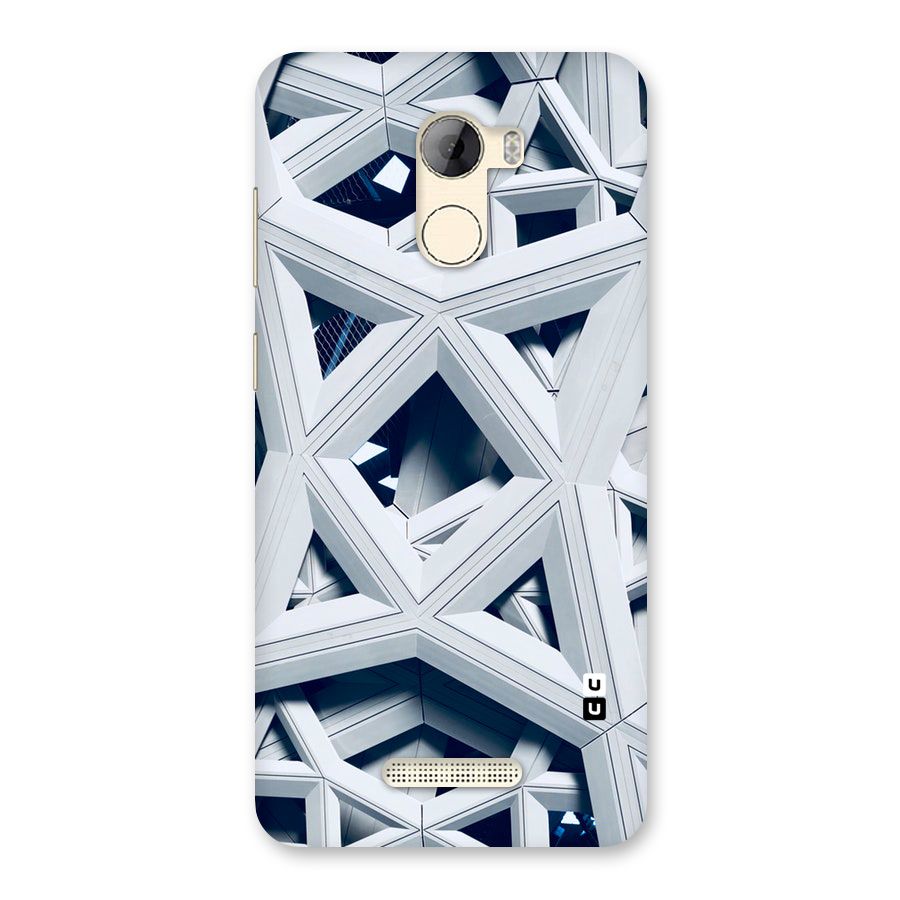 Abstract White Lines Back Case for Gionee A1 LIte