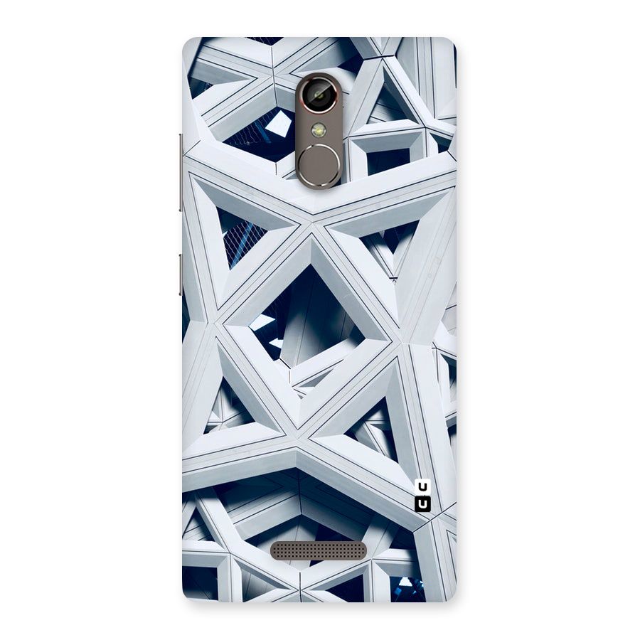 Abstract White Lines Back Case for Gionee S6s