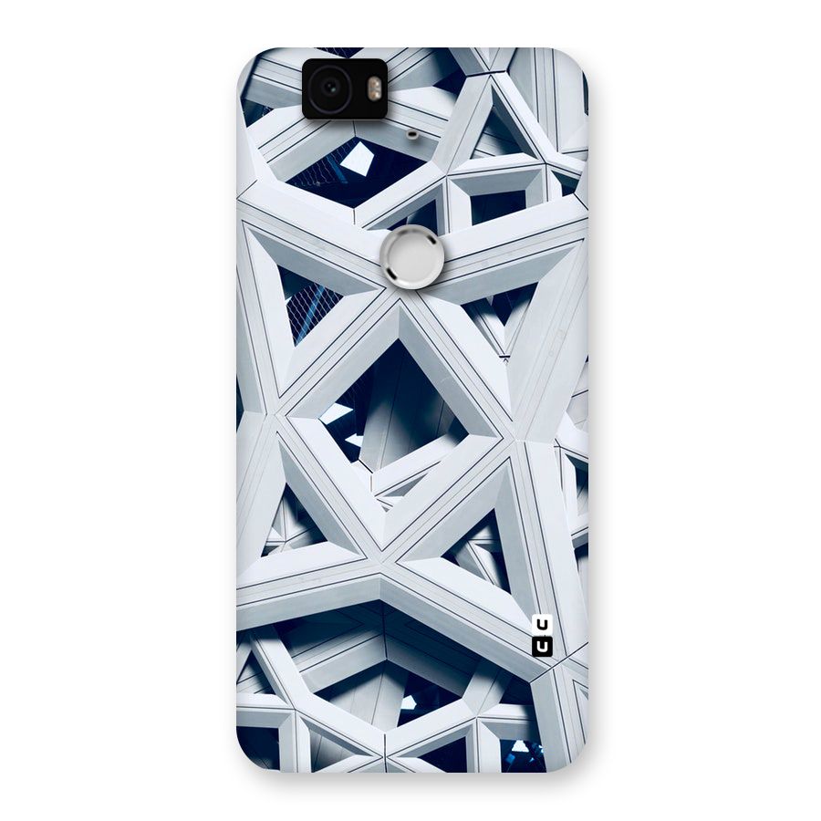 Abstract White Lines Back Case for Google Nexus-6P