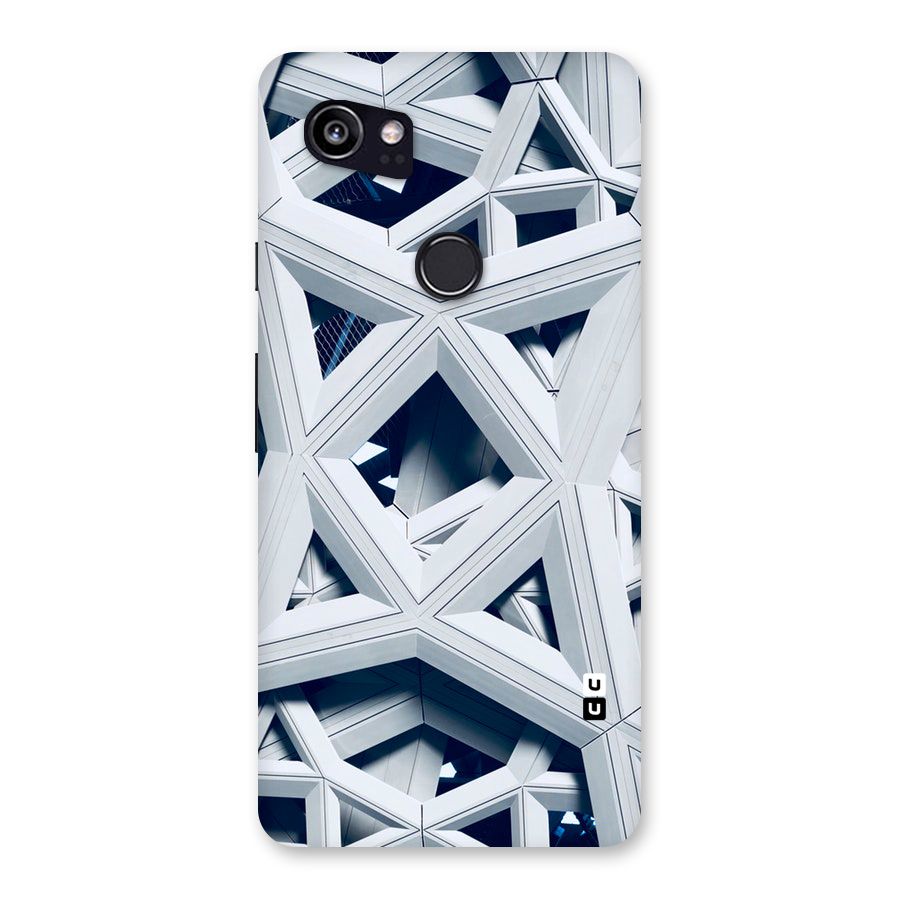 Abstract White Lines Back Case for Google Pixel 2 XL