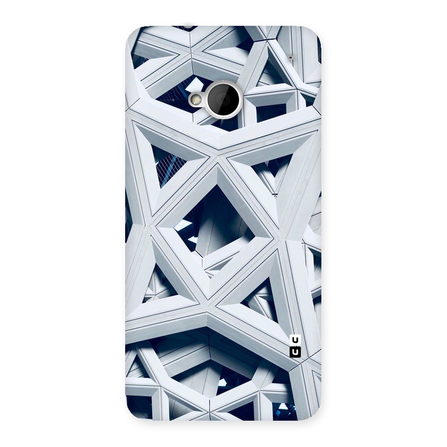 Abstract White Lines Back Case for HTC One M7