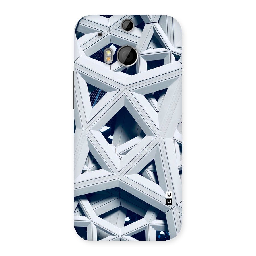 Abstract White Lines Back Case for HTC One M8