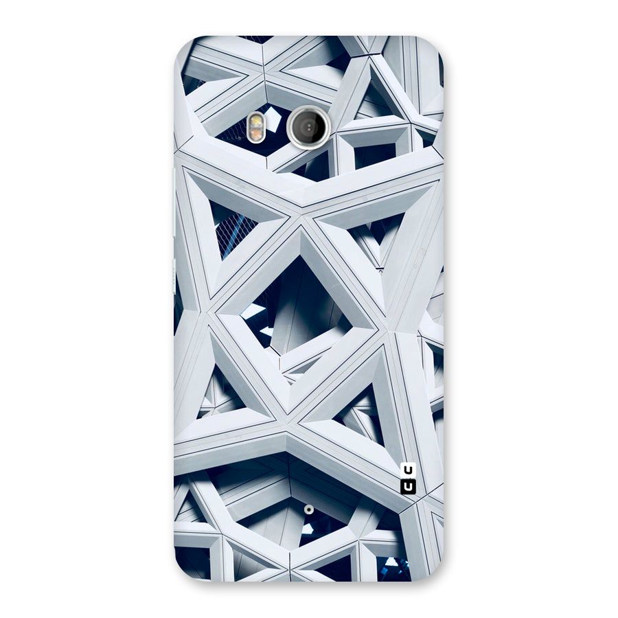 Abstract White Lines Back Case for HTC U11