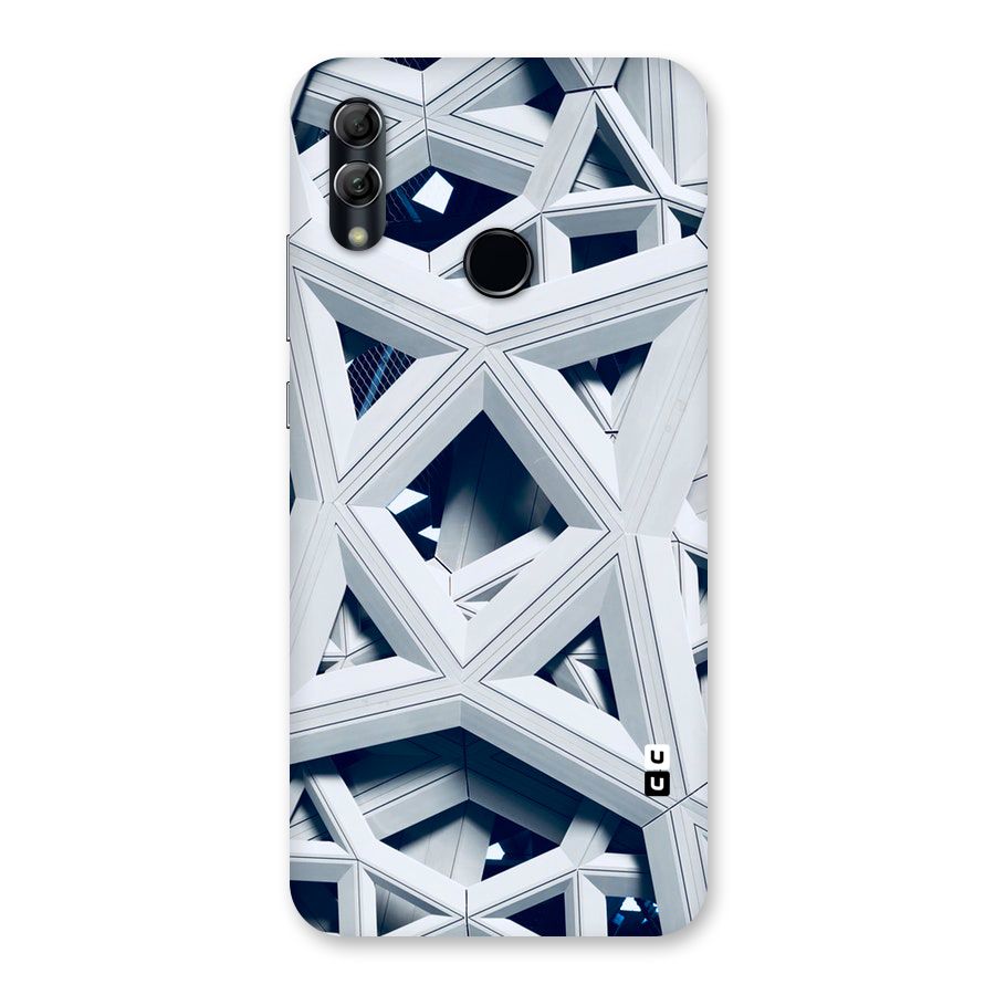 Abstract White Lines Back Case for Honor 10 Lite