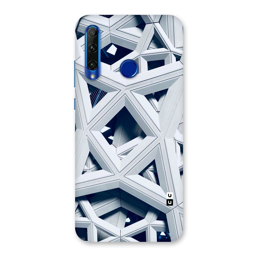 Abstract White Lines Back Case for Honor 20i