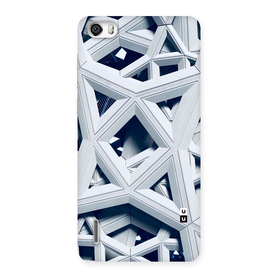 Abstract White Lines Back Case for Honor 6