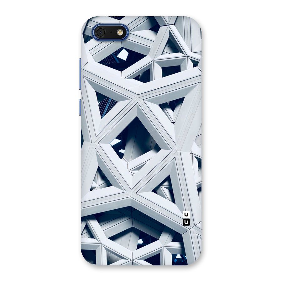 Abstract White Lines Back Case for Honor 7s