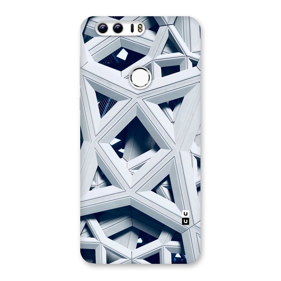 Abstract White Lines Back Case for Honor 8