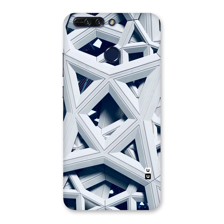 Abstract White Lines Back Case for Honor 8 Pro