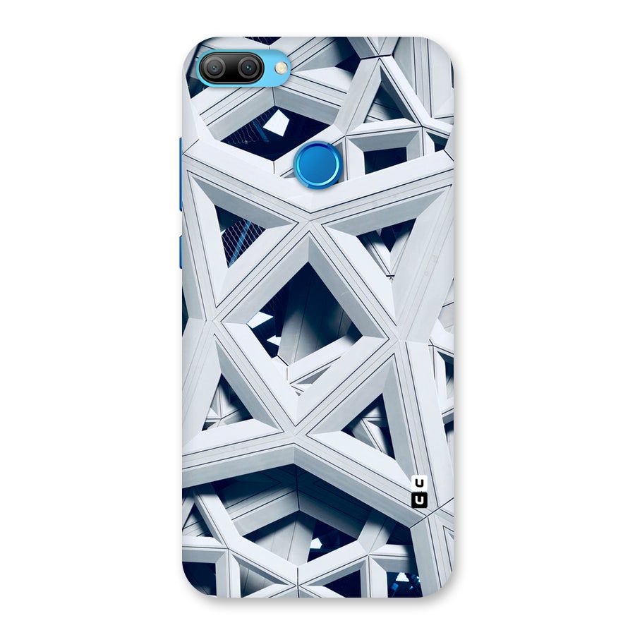 Abstract White Lines Back Case for Honor 9N