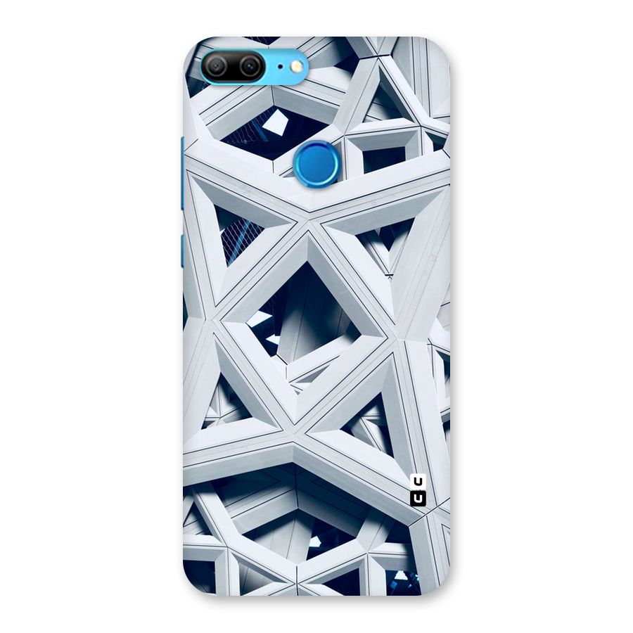 Abstract White Lines Back Case for Honor 9 Lite