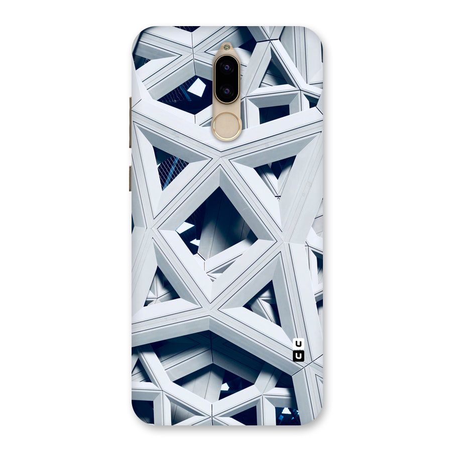 Abstract White Lines Back Case for Honor 9i