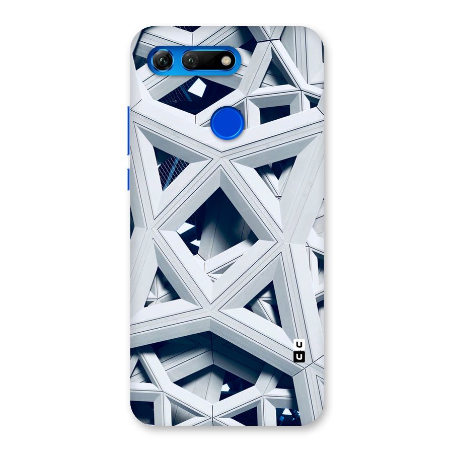 Abstract White Lines Back Case for Honor View 20